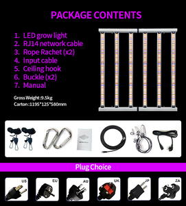 แอนดี้4x4ft 720วัตต์แหล่งจ่ายไฟเต็มสเปกตรัมและไดรเวอร์ไฟปลูกต้นไม้ <span class=keywords><strong>LED</strong></span> ในตัว - Product Image 6