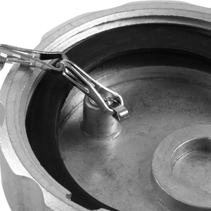 Tapa de Tanque de Combustible para Camiones V0LVO Mack, de Aluminio, 14x11.5x5.5, Solo para Diésel, con Cadena para Camión - Product Image 5