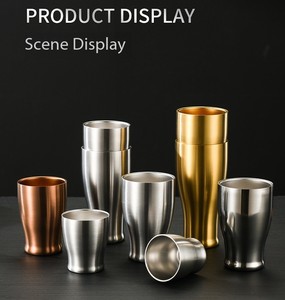 Bicchiere Pilsner Personalizzato da 20oz in Acciaio Inossidabile, Design Classico, Bicchieri da Birra Isolati a Doppia Parete <span class=keywords><strong>per</strong></span> Campeggio e Feste - Product Image 5