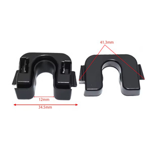 Ford Nissan Rear Trunk Lid Clip <b>Bracket</b> <b>Black</b> Nylon Replacement Part For Focus Mondeo Fiesta C Max Qashqai - Product Image 4