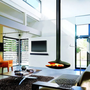 Quemador de <span class=keywords><strong>Alcohol</strong></span> Manual <span class=keywords><strong>para</strong></span> Decoración de Interiores, Increíble Chimenea Colgante de Techo 360 °   Rotación Libre - Product Image 3