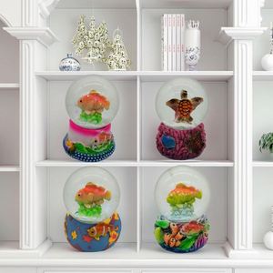 Wholesale Transparent Glass Water <b>Ball</b> Knick-Knacks Home Decor Resin Crafts Animal Polyresin Snowflake <b>Crystal</b> <b>Ball</b> Ornaments - Product Image 3