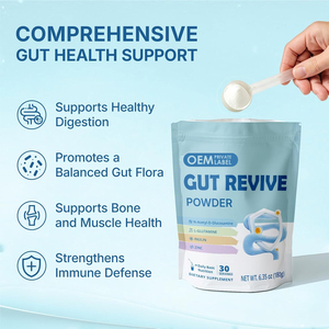 OEM Gut Powder Super Gut Powder con L-Glutamina, Prebiótico, Regaliz y Corteza de Olmo Resbaladizo para la Salud Intestinal - Product Image 4