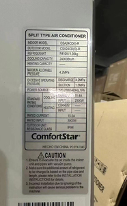 Aire Acondicionado Split Confort Star R32 de 24000 BTU, Bomba de Calor, Mini Split, Electrodomésticos, Calefacción y Refrigeración - Product Image 5