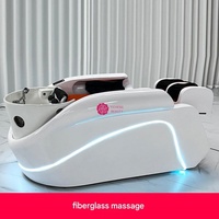 Yicheng Beauty Nouveau Fauteuil de Lavage de Cheveux Moderne pour Spa, Lit de Massage Thaïlandais pour Lavage de Tête et Thérapie Spa Capillaire avec Vaporisateur