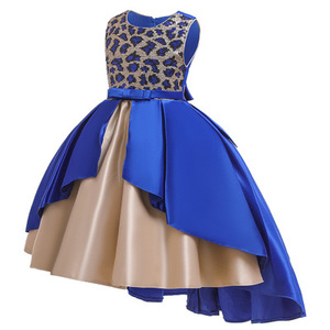 2020 da Cerimonia Nuziale Elegante Del <span class=keywords><strong>Vestito</strong></span> Delle Ragazze Del Leopardo Paillettes Principessa Dei Bambini Del <span class=keywords><strong>Vestito</strong></span> Del Partito Passerella Del Bambino Bambini Abito da Sera Abito - Product Image 3