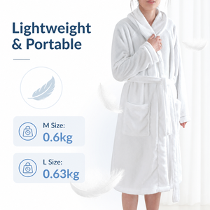 Vestaglia da Donna Feiyue Traspirante in <span class=keywords><strong>Pile</strong></span> Caldo con Tasche Profonde - Vendita Diretta - Product Image 4