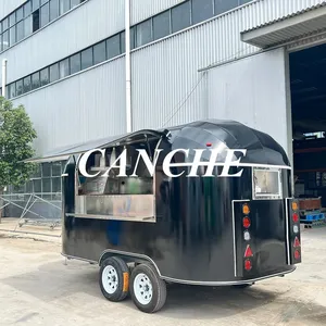 Chariot de vente ambulante de crème glacée populaire en Europe, remorque de camping familiale avec équipement - Product Image 5