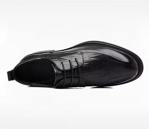 Nouvelles chaussures en cuir pour hommes, chaussures en cuir de vache, chaussures habillées formelles, chaussures Oxford en cuir, élégantes et polyvalentes - Product Image 5