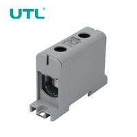 150mm2 connecteur de borne de câblage électrique en aluminium 1 pôle connecteur de borne de Rail Din