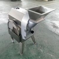 Machine de découpe, de tranchage et de râpage de légumes en acier inoxydable de qualité supérieure pour le manioc, la tomate, la copra et le chou