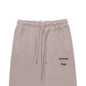 Pantalones Deportivos de Felpa Francesa de Alta Calidad, Estilo Herringbone, Corte Holgado, Pierna Ancha, de Algodón, para Hombre - Product Image 3