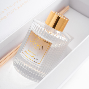AIKUN Wholesale Factory Direct Premium Handmade Soy Wax Reed Diffuser Glass Scented <b>Candles</b> <b>Set</b> for Home Decoration <b>Gift</b> Shop - Product Image 2