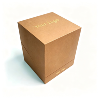 Coffret Cadeau Luxe à Couvercle Rabattable pour Bougie en Gros Boîte en Papier Rigide avec Insert Mousse EVA pour Emballage