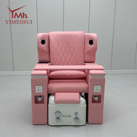 Fauteuil de pédicure moderne de luxe tout-en-un, inclinable motorisé avec fonction de massage et haut-parleur Bluetooth