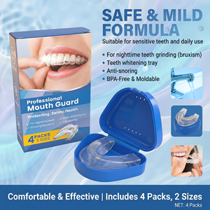 4 Pcs Protector Bucal Nocturno Moldeable Anti Rechinamiento de Dientes para Dormir - Product Image 3