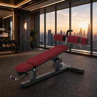 Équipement de musculation et de fitness de haute qualité, export direct d'usine, pour salle de sport commerciale et usage domestique, planche réglable avec garantie