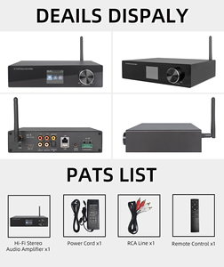 <span class=keywords><strong>Amplificateur</strong></span> stéréo Hi-Fi avec entrée PHONO 275Wx2 WiFi Bluetooth 5.4 AirPlay DLNA pour tourne-disque <span class=keywords><strong>vinyle</strong></span> - Product Image 6