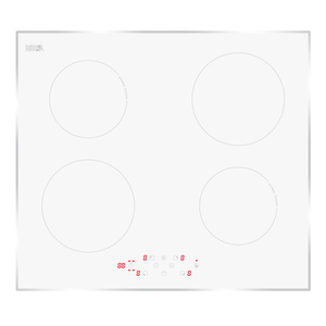 Plaque <span class=keywords><strong>de</strong></span> <span class=keywords><strong>cuisson</strong></span> à induction Flex en verre blanc avec 2 zones <span class=keywords><strong>de</strong></span> <span class=keywords><strong>cuisson</strong></span> électriques carrées - Product Image 3