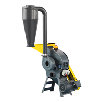 CF198 CF198A CF198B 7,5 CV Entraîné par un moteur à essence essence électrique 4 kW 8 CV diesel Broyeur de coques de noix de coco Broyeur de maïs à marteaux