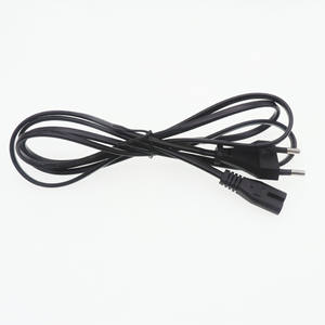 สายไฟปลั๊กยุโรป EU แบบ CEE IEC 8 แบบ 2 ขา 220V AC สายต่อพ่วงสำหรับคอมพิวเตอร์ เครื่องใช้ไฟฟ้าภายในบ้าน ใช้ภายนอกอาคาร ปลายสาย C7 วัสดุ PVC - Product Image 4