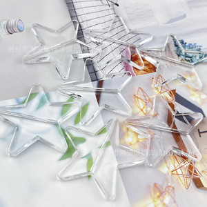 Acrylic Five-Pointed <b>Star</b> Pendant Transparent With Hole For Wedding Decoration Christmas Door Curtain Crystal <b>Lamp</b> - Product Image 3