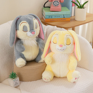 <span class=keywords><strong>Coniglio</strong></span> dalle orecchie pendenti simpatico, cuscino in peluche morbido e soffice da 35cm/45cm, animale di peluche per letto e divano - Product Image 4