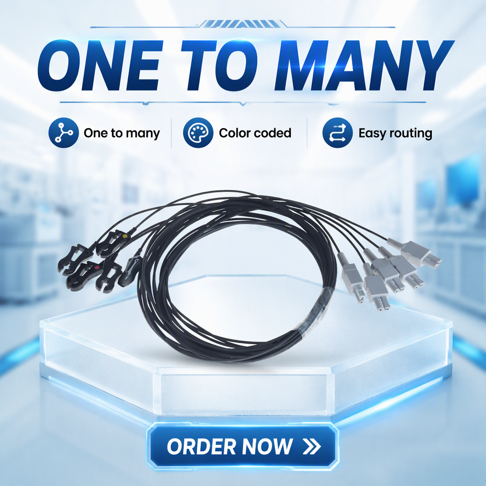 Medical Accessories Patient ECG Cable IVY 7810/590435 Carbon Fiber 5 ...