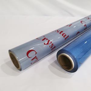 Roll <span class=keywords><strong>Film</strong></span> <span class=keywords><strong>PVC</strong></span> Transparan Biru Lembut dan Fleksibel Plastik Super Jernih untuk Sampul Buku, Tirai, Taplak Meja, Fitur Larut Air - Product Image 6