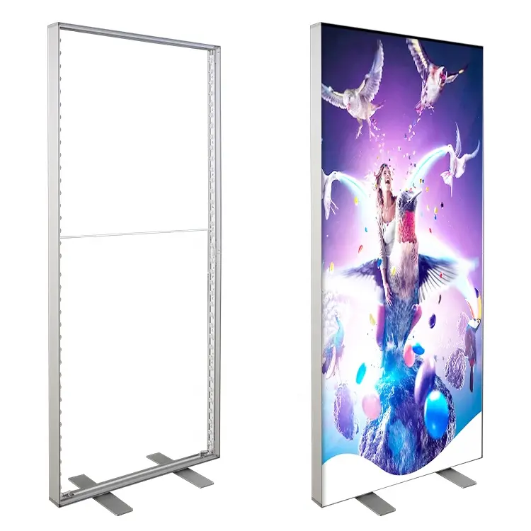 Tentoonstelling Beursstand Draagbare Aluminium Frame Stof Reclame Lichtbak