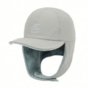Casquettes de baseball d'hiver imperméables et chaudes de haute qualité en gros, avec cache-oreilles, broderie personnalisée, logo imprimé, 7 panneaux, unisexe - Product Image 1