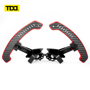Palettes de changement de vitesse magnétiques en fibre de carbone TDD LED pour volant Porsche 992 GT3 - Product Image 1