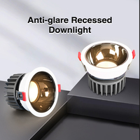 Nouveau Spot Encastrable Rond Chaud Anti-Éblouissement 7W 12W 20W en Aluminium à LED pour Plafond Salon Chambre
