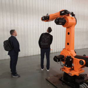 Equipo de soldadura de productividad KUKA KR20 Robot de con soldador MEGMEET Power in <span class=keywords><strong>Mental</strong></span> Process Planta Soldadura de estructura de acero - Product Image 3
