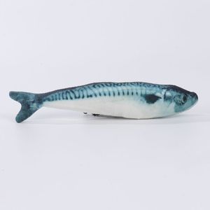 Juguete masticable ecológico de algodón para gatos, simulación 3D de pez de peluche con hierba gatera, divertido gatito, carpa Arowana, caballa, Lucio, bolsa para juego diario - Product Image 6