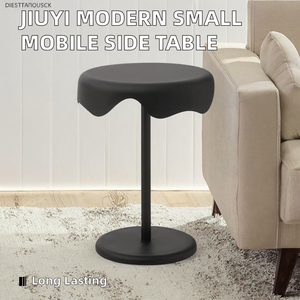 Jiuyi Factory's moderne, duurzame, plastic-metalen kleine mobiele bijzettafel, woonkamermeubilair, bestseller, bijzettafel voor thee, bank, bed, koffie. - Product Image 2