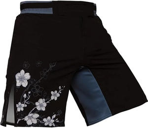 Shorts décontractés pour hommes, taille mi-haute, en maille unie, écologiques, teints en fil, imperméables, respirants, en toile, pour l'entraînement sportif, la salle de sport - Product Image 2