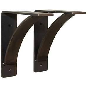 Corbeaux en bois massif de style mid-century, 9 pouces, surface lisse, durables, écologiques, installation facile - Product Image 3