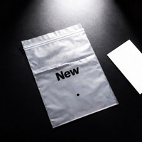Sacs refermables en plastique transparent écologiques, auto-scellants, LDPE biodégradable, recyclables, pour l'emballage des vêtements