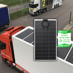 Panneaux solaires monocristallins au meilleur prix 100W 200W 300W Panneaux solaires flexibles à couche mince légers pour camping-car caravane bateau van - Product Image 1