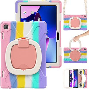 Custodia per Tablet in Silicone per Bambini con Supporto e Porta Penna per <span class=keywords><strong>Lenovo</strong></span> <span class=keywords><strong>M10</strong></span> <span class=keywords><strong>HD</strong></span> 3a Gen 10.1 Pollici 2022 TB-328F - Product Image 5
