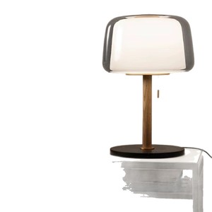 Nordic Table Lamp Solid Wood Glass E27 LED Eye Caring Bedroom Bedside <b>Mood</b> <b>Light</b> - Product Image 4