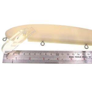 <span class=keywords><strong>Leurre</strong></span> de pêche Super Jake Musky Blanks 10 po/4,5 oz non peint - Product Image 4