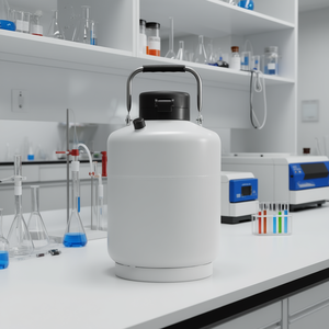 Réservoir d'azote liquide en alliage d'aluminium 6 L pour équipement de réfrigération de laboratoire - Product Image 2