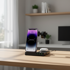 Accesorios para Relojes Inteligentes, Soporte para Teléfono con Cable <span class=keywords><strong>de</strong></span> Carga, Cargador Inalámbrico Más Vendido - Product Image 1