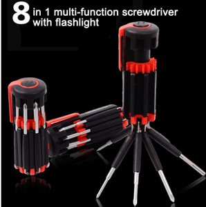 <span class=keywords><strong>8</strong></span> <span class=keywords><strong>in</strong></span> <span class=keywords><strong>1</strong></span> Magnet werkzeug Taschenlampe <span class=keywords><strong>Multi</strong></span> <span class=keywords><strong>LED</strong></span> Lichts ch rauben dreher/tragbarer Schrauben dreher mit <span class=keywords><strong>LED</strong></span> Taschenlampe - Product Image 3