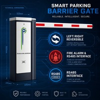 Barrière à levier rapide avec lecteur RFID UHF longue portée, système de contrôle d'accès intelligent pour parking et sécurité