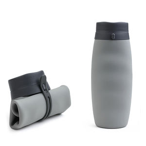 Botella de Agua Plegable de Silicona de Grado Alimenticio <span class=keywords><strong>Eversoul</strong></span> de 600 ml para Actividades al Aire Libre - Product Image 1