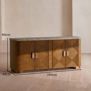 <span class=keywords><strong>Armoire</strong></span> d'entrée en bois massif rétro française, buffet de luxe américain <span class=keywords><strong>pour</strong></span> la maison et l'hôtel, nouveau meuble de rangement <span class=keywords><strong>pour</strong></span> salon - Product Image 2