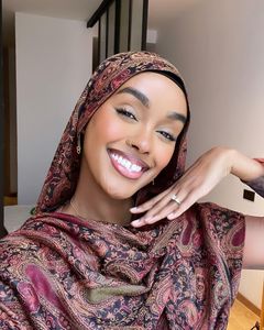 <strong>Wool</strong> Cashmere With Tassels Knitted Pashmina Hijab With Tassel Pashmina <strong>Shawl</strong> <strong>Printed</strong> Pattern Pashllic Patterned Scarfmina Meta - Product Image 4